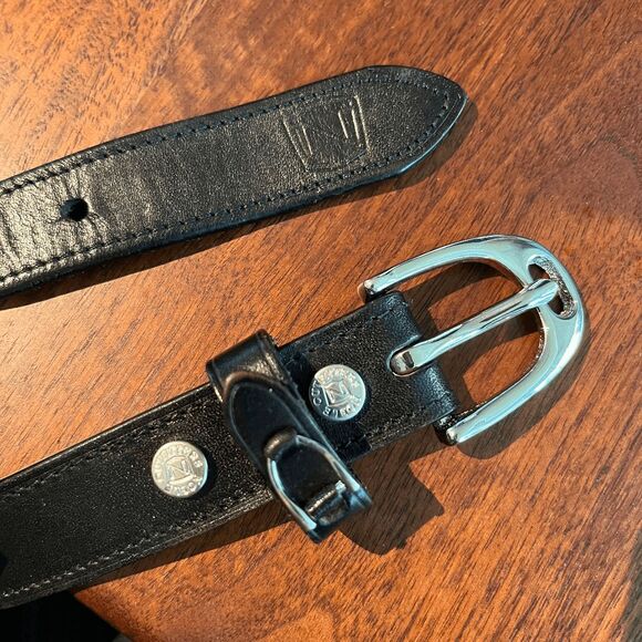Noble Outfitters x Clever with Leather Black Belt 1โ Snap Buckle M - Picture 8 of 10